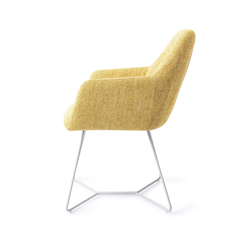 Jesper Home Noto Bumble Bee Dining Chair - Beehive White