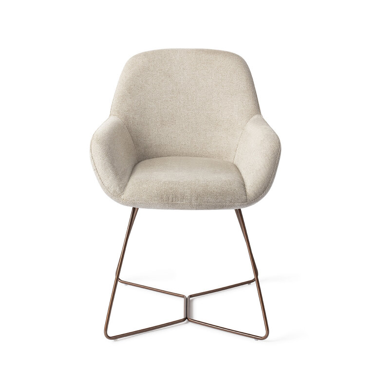 Jesper Home Kushi Ivory Ivy Dining Chair - Beehive Rose