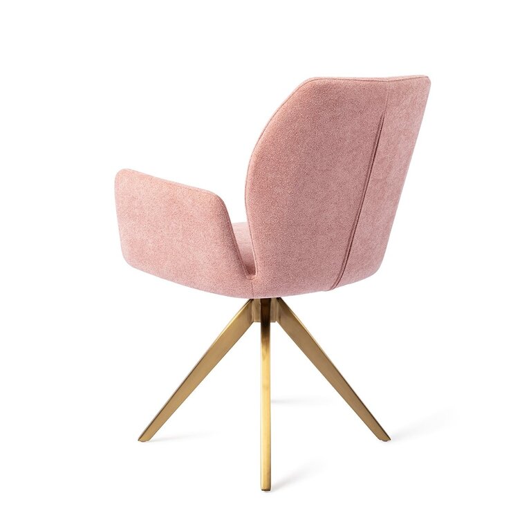 Jesper Home Misaki Anemone Dining Chair - Turn Gold