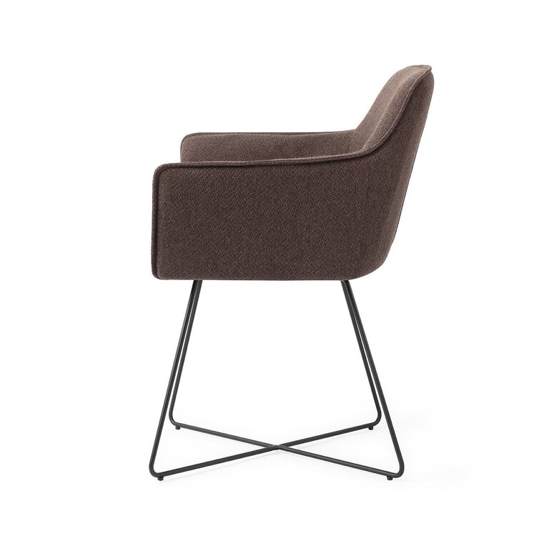 Jesper Home Hofu Potters Clay Dining Chair - Cross Black