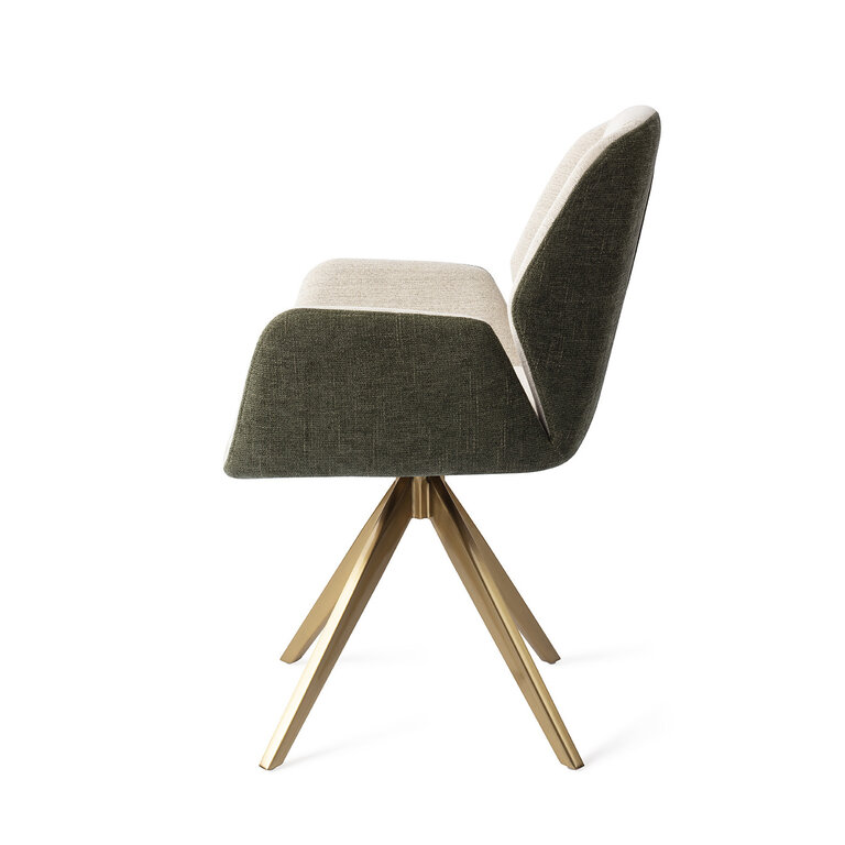 Jesper Home Myoko Popeye Dining Chair - Turn Gold