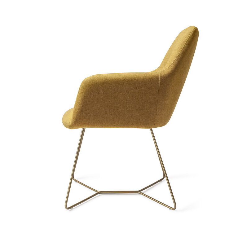 Jesper Home Kinko Dijon Dining Chair - Beehive Gold