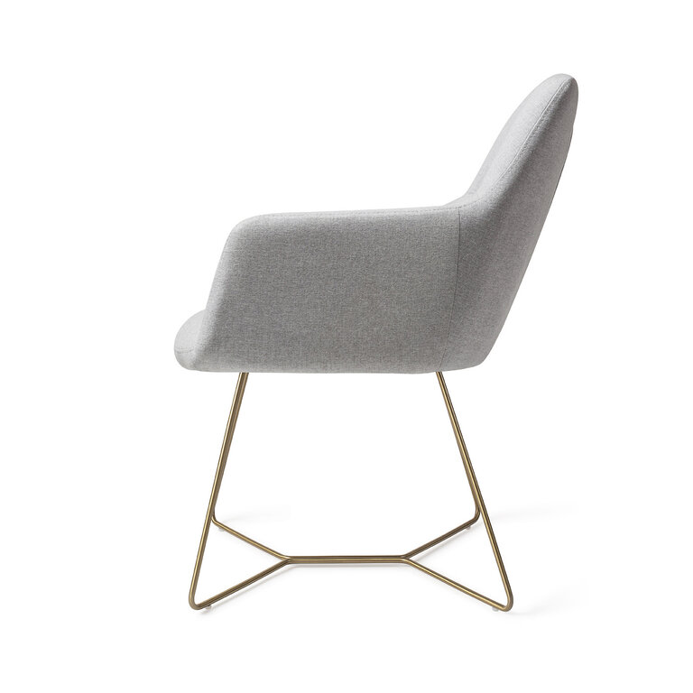 Jesper Home Kinko Cloud Dining Chair - Beehive Gold