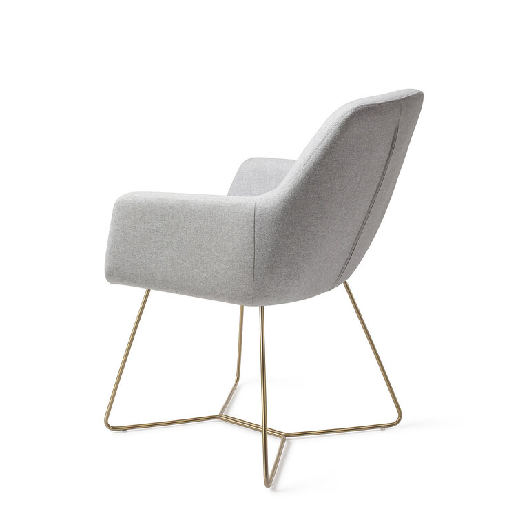 Jesper Home Kinko Cloud Dining Chair - Beehive Gold