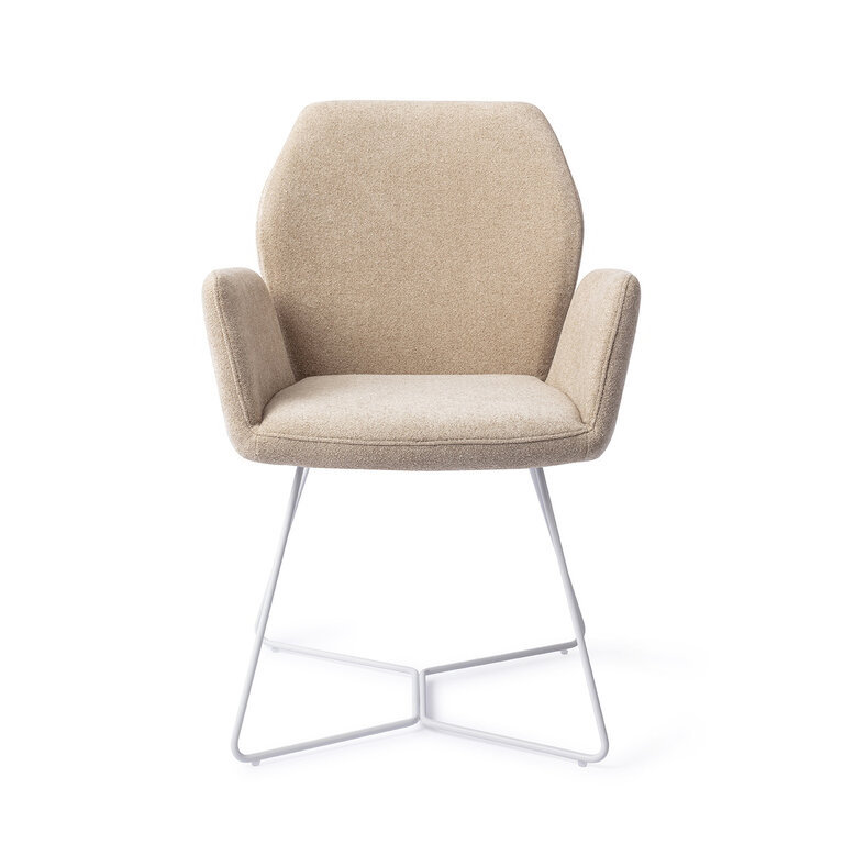 Jesper Home Misaki Funky Fudge Dining Chair - Beehive White