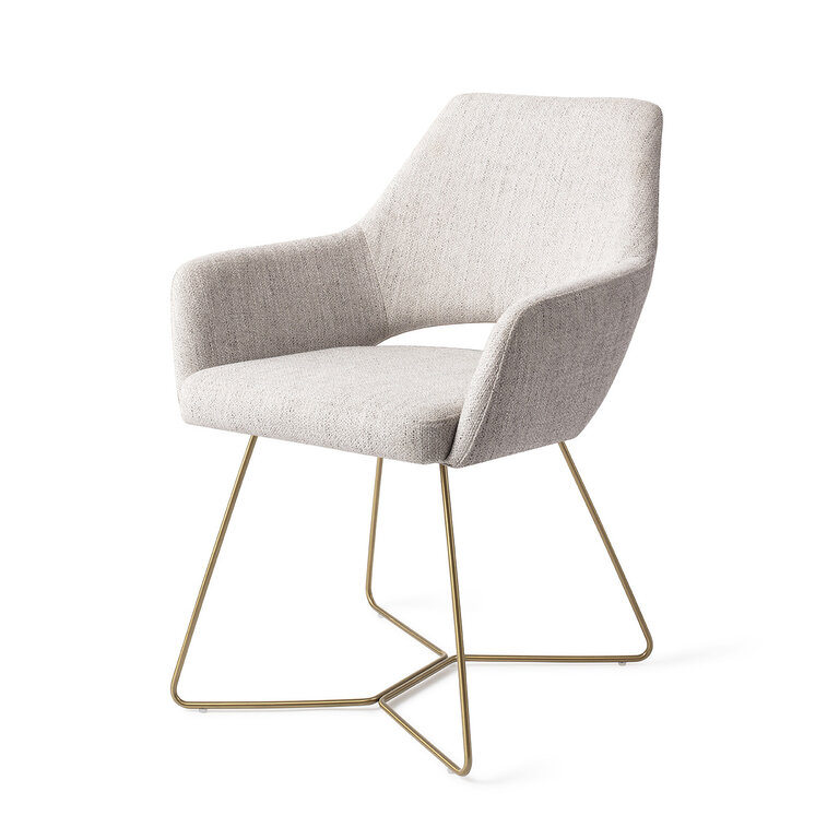 Jesper Home Yanai Pigeon Dining Chair - Beehive Gold