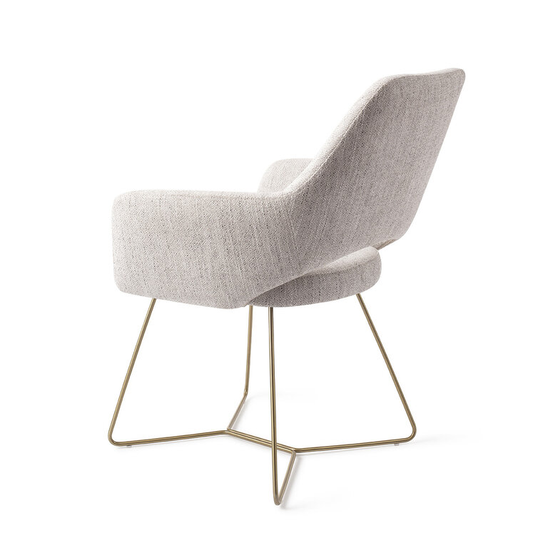 Jesper Home Yanai Pigeon Dining Chair - Beehive Gold