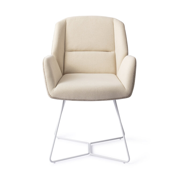 Jesper Home Myoko Sandy Hill Dining Chair - Beehive White