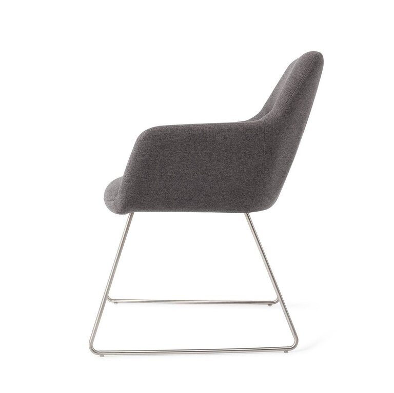Jesper Home Kinko Shadow Dining Chair - Slide Steel