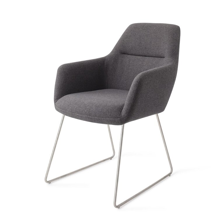 Jesper Home Kinko Shadow Dining Chair - Slide Steel