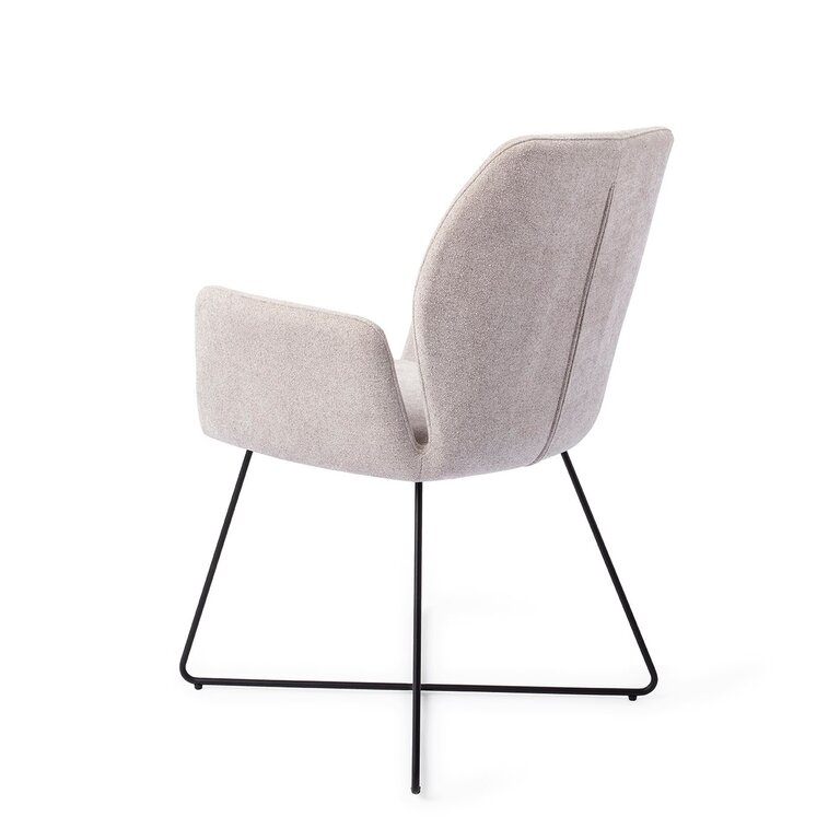 Jesper Home Misaki Pretty Plaster Dining Chair - Cross Black