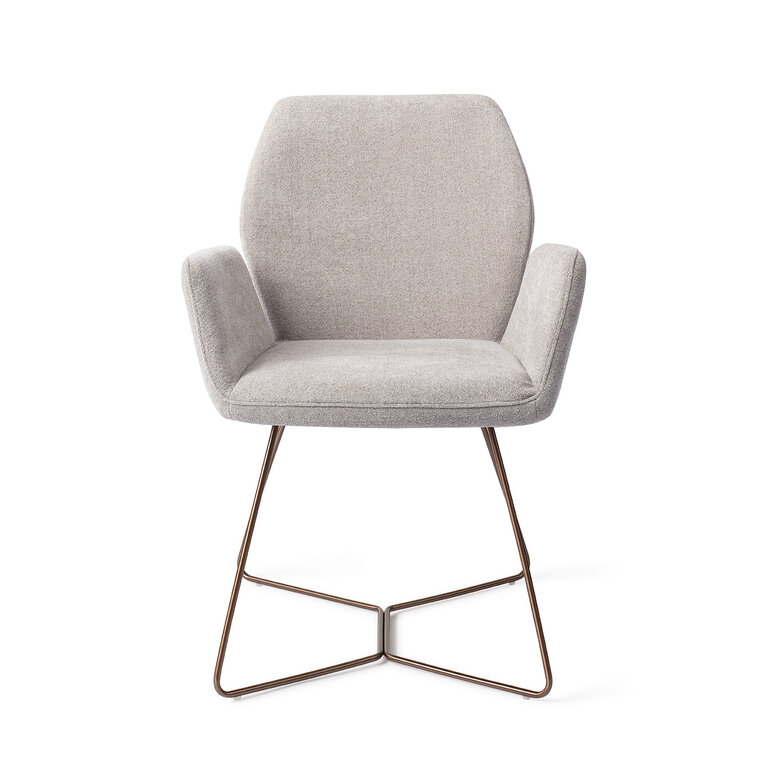 Jesper Home Misaki Pretty Plaster Dining Chair - Beehive Rose