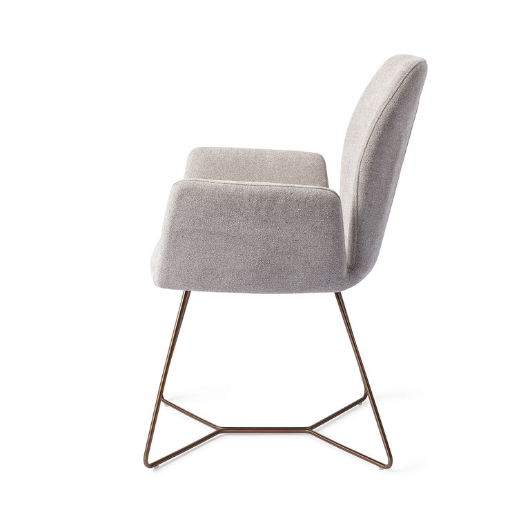 Jesper Home Misaki Pretty Plaster Dining Chair - Beehive Rose