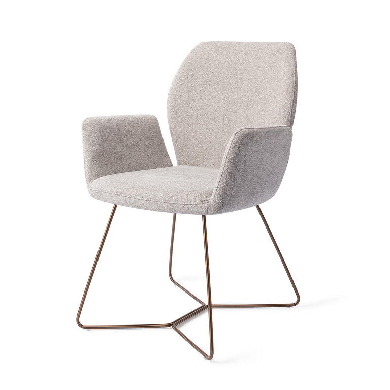 Jesper Home Misaki Pretty Plaster Dining Chair - Beehive Rose