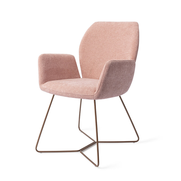 Jesper Home Misaki Anemone Dining Chair - Beehive Rose