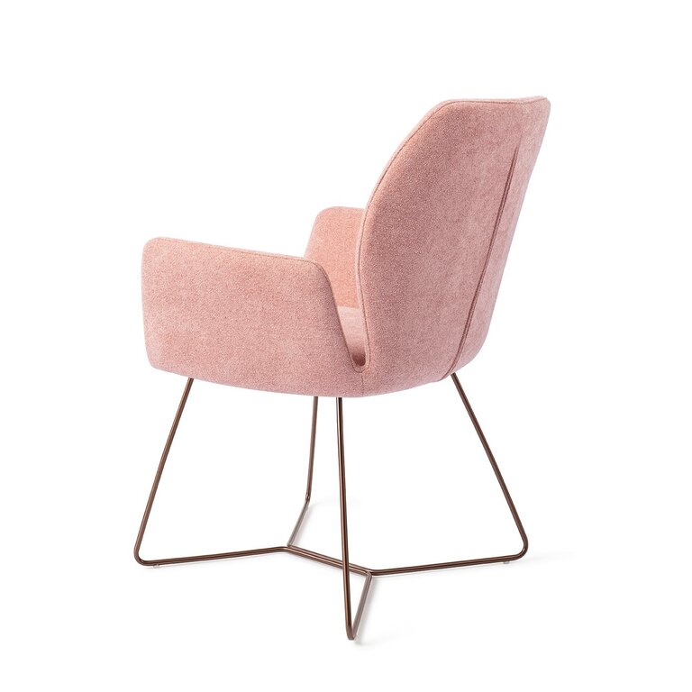 Jesper Home Misaki Anemone Dining Chair - Beehive Rose