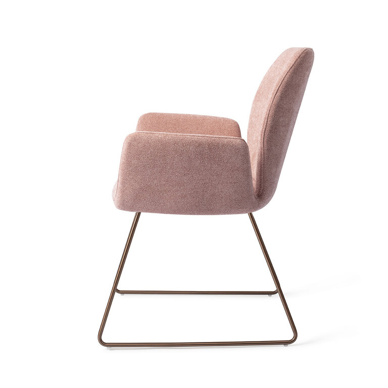 Jesper Home Misaki Anemone Dining Chair - Slide Rose