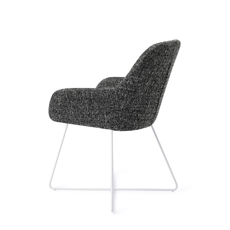 Jesper Home Kushi Skyfall Dining Chair - Cross White