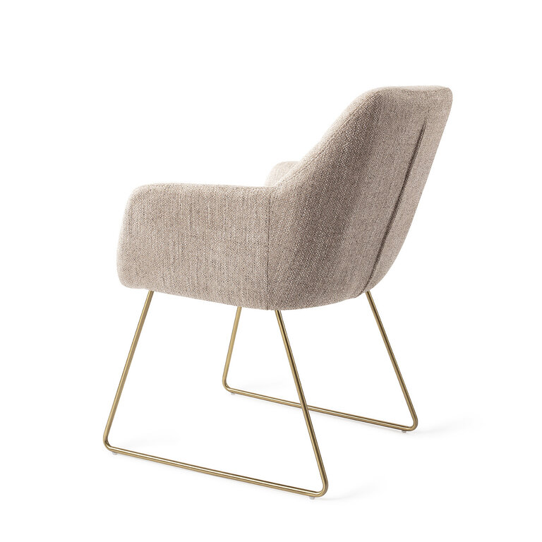 Jesper Home Noto Biscuit Beach Dining Chair - Slide Gold