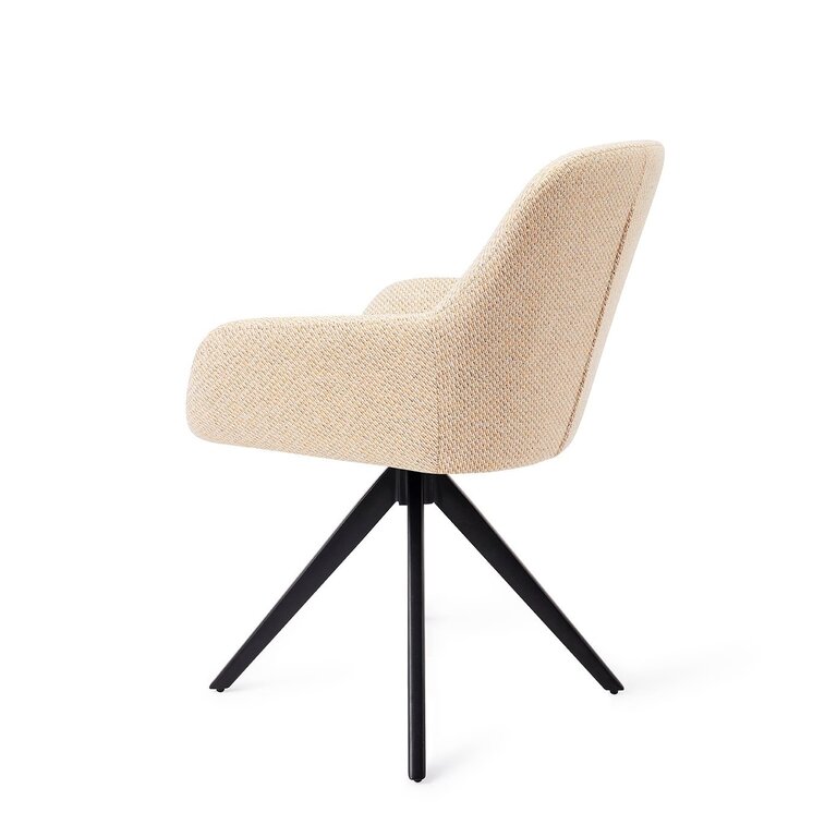 Jesper Home Kushi Trouty Tinge Dining Chair - Turn Black