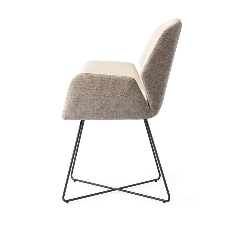 Jesper Home Myoko Sandy Hill Dining Chair - Cross Black