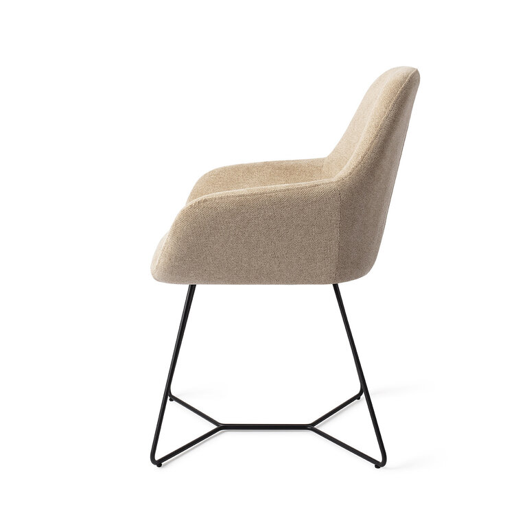 Jesper Home Kushi Desert Dunes Dining Chair - Beehive Black