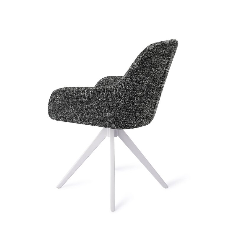 Jesper Home Kushi Skyfall Dining Chair - Turn White