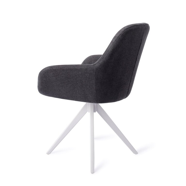 Jesper Home Kushi Black-Out Dining Chair - Turn White