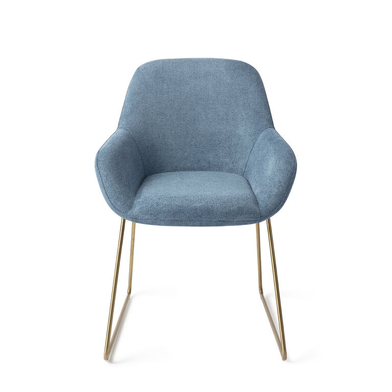 Jesper Home Kushi Ocean Eyes Dining Chair - Slide Gold