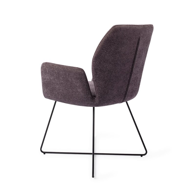 Jesper Home Misaki Almost Black Dining Chair - Cross Black