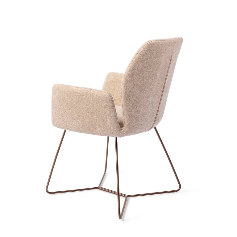 Jesper Home Misaki Funky Fudge Dining Chair - Beehive Rose