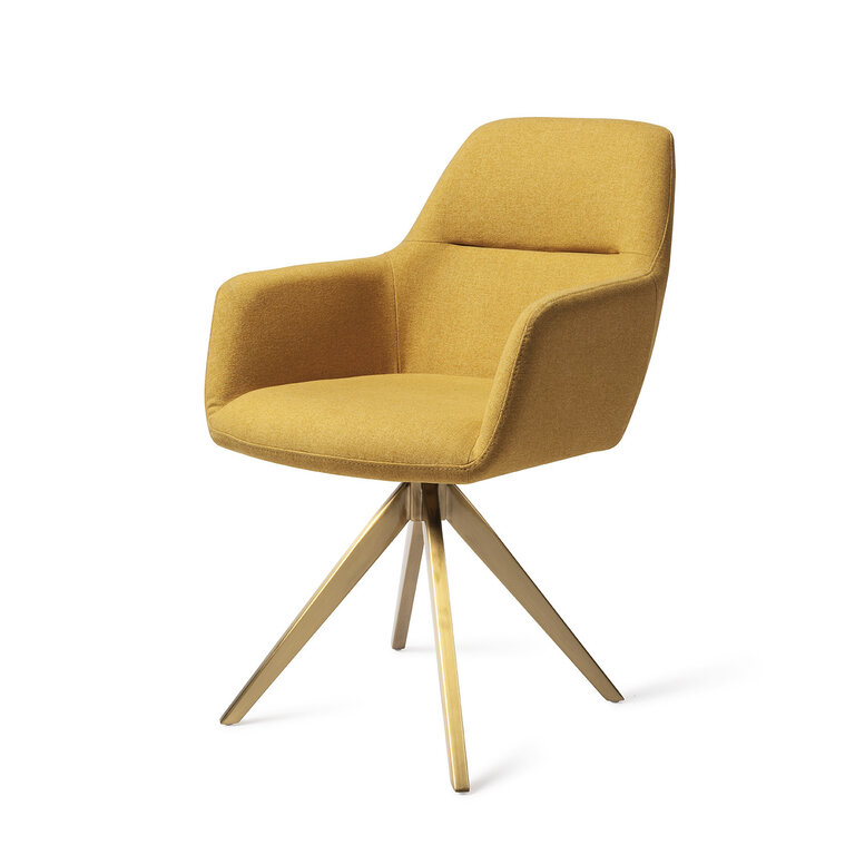 Jesper Home Kinko Dijon Dining Chair - Turn Gold