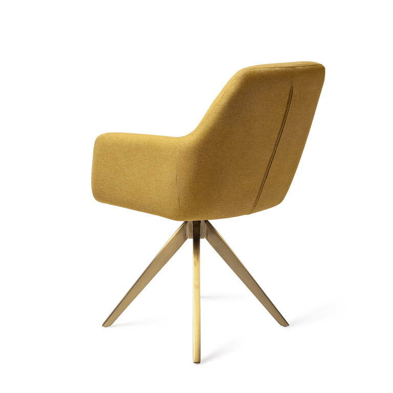 Jesper Home Kinko Dijon Dining Chair - Turn Gold