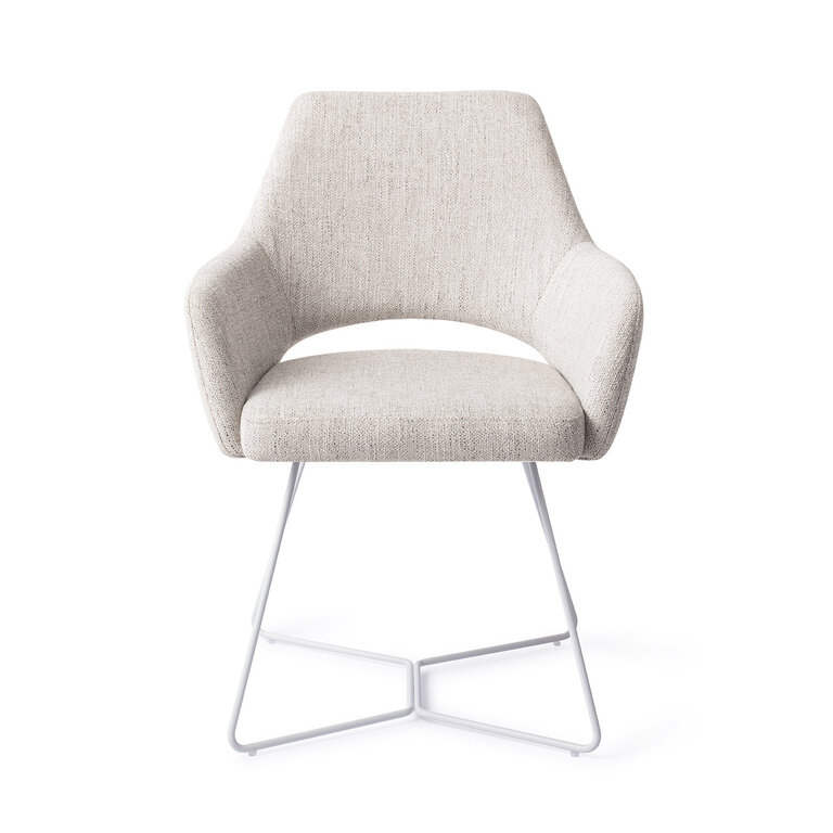 Jesper Home Yanai Pigeon Dining Chair - Beehive White