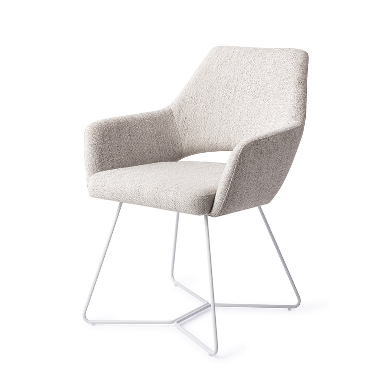 Jesper Home Yanai Pigeon Dining Chair - Beehive White