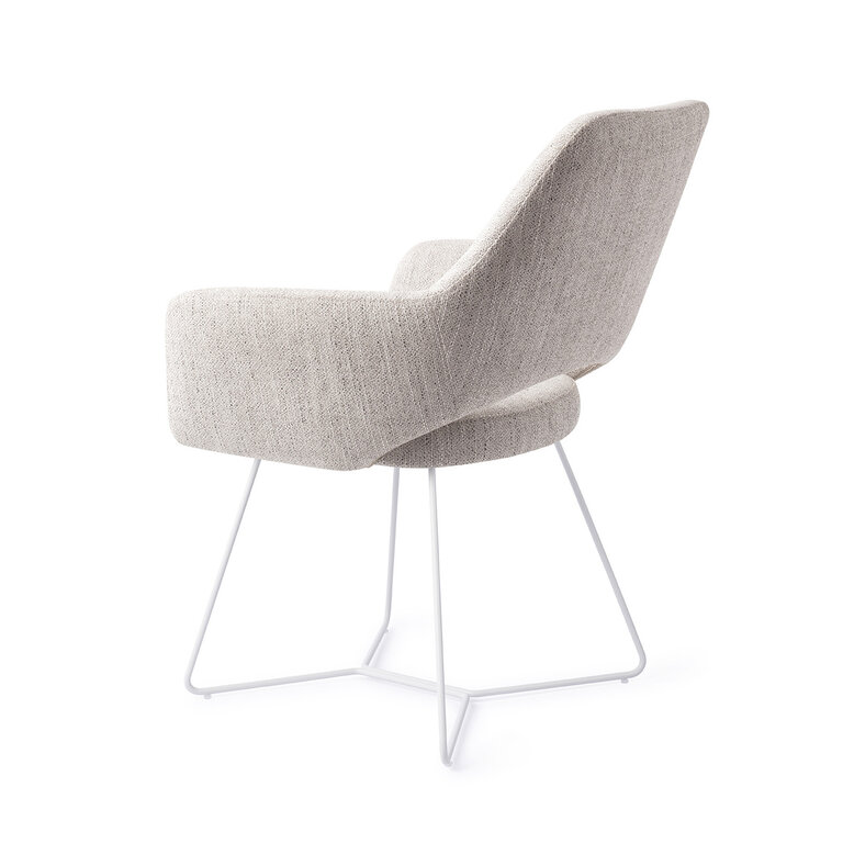 Jesper Home Yanai Pigeon Dining Chair - Beehive White