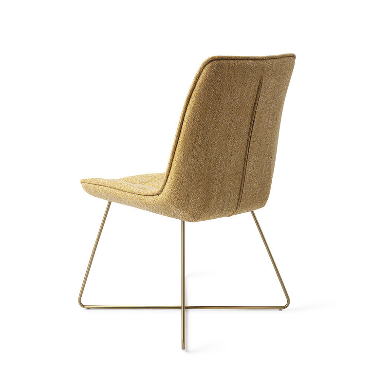 Jesper Home Ota Bumble Bee Dining Chair - Cross Gold