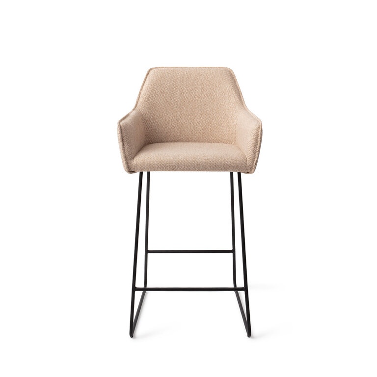 Jesper Home Hofu Wild Walnut Bar Chair - Slide Black (L)