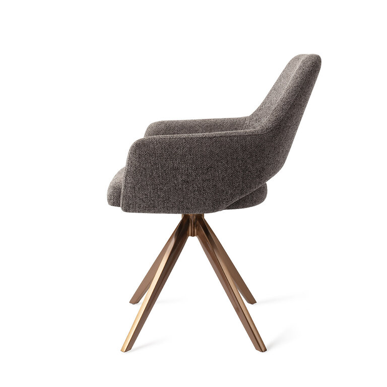 Jesper Home Yanai Amazing Grey Dining Chair - Turn Rose