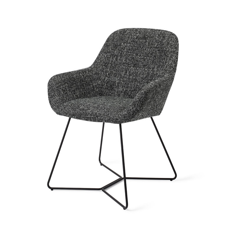 Jesper Home Kushi Skyfall Dining Chair - Beehive Black