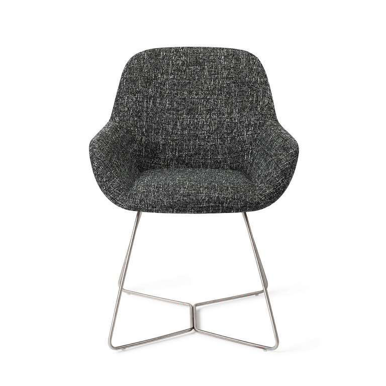 Jesper Home Kushi Skyfall Dining Chair - Beehive Steel