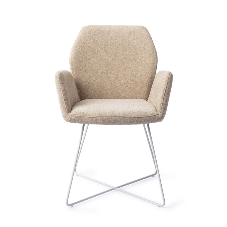 Jesper Home Misaki Funky Fudge Dining Chair - Cross White