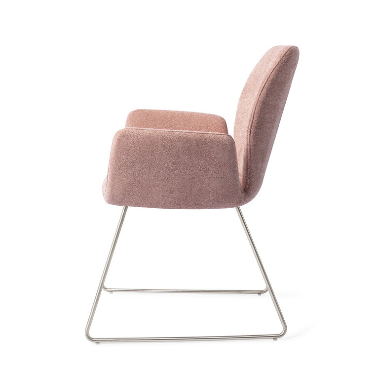 Jesper Home Misaki Anemone Dining Chair - Slide Steel