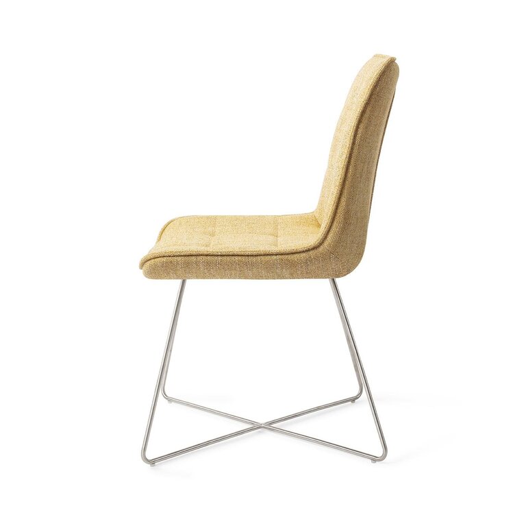 Jesper Home Ota Bumble Bee Dining Chair - Cross Steel