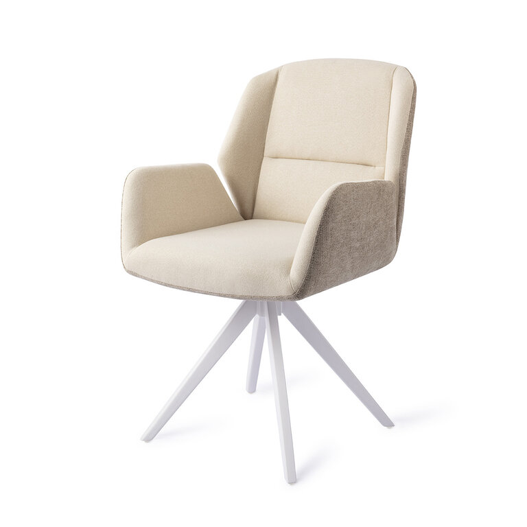 Jesper Home Myoko Sandy Hill Dining Chair - Turn White