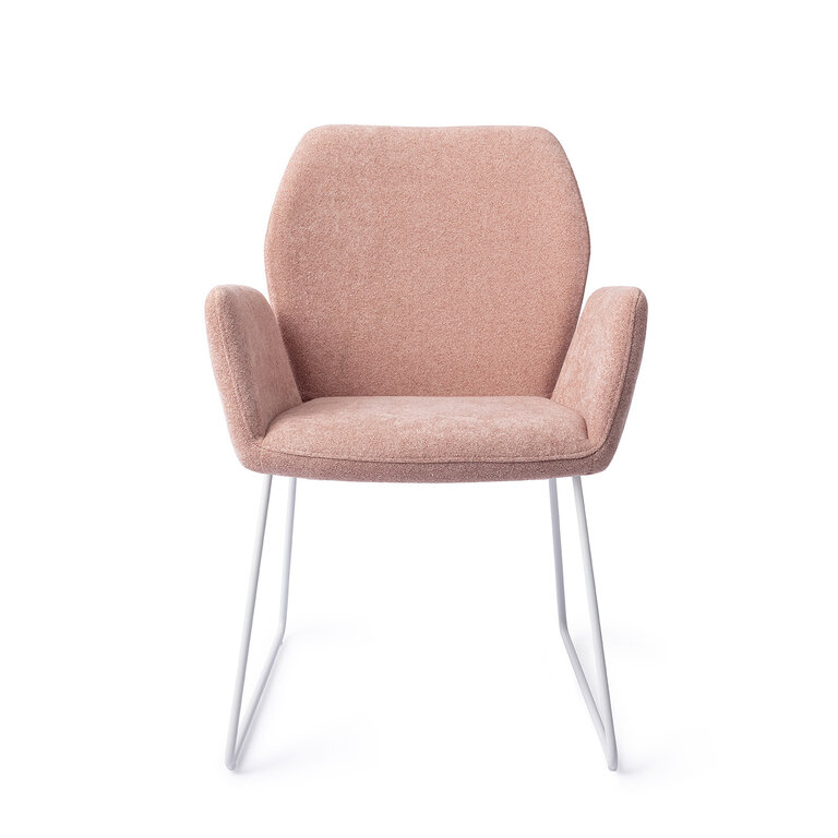 Jesper Home Misaki Anemone Dining Chair - Slide White
