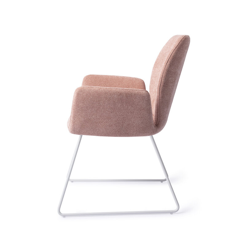 Jesper Home Misaki Anemone Dining Chair - Slide White