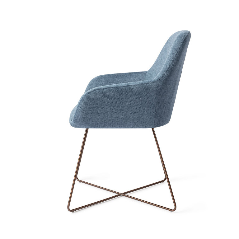 Jesper Home Kushi Ocean Eyes Dining Chair - Cross Rose