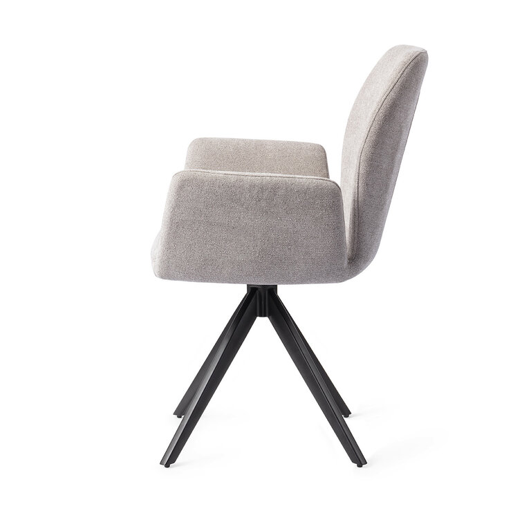 Jesper Home Misaki Pretty Plaster Dining Chair - Turn Black