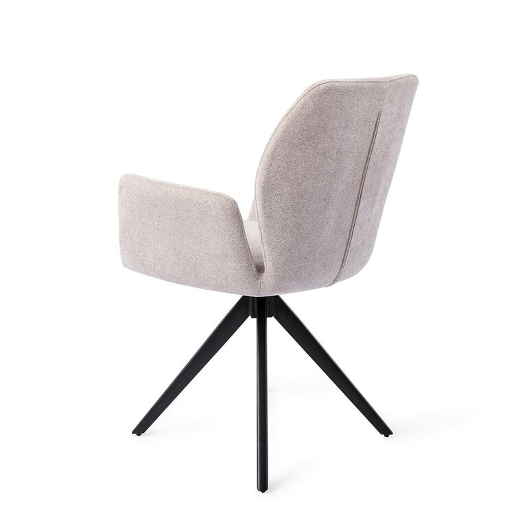 Jesper Home Misaki Pretty Plaster Dining Chair - Turn Black